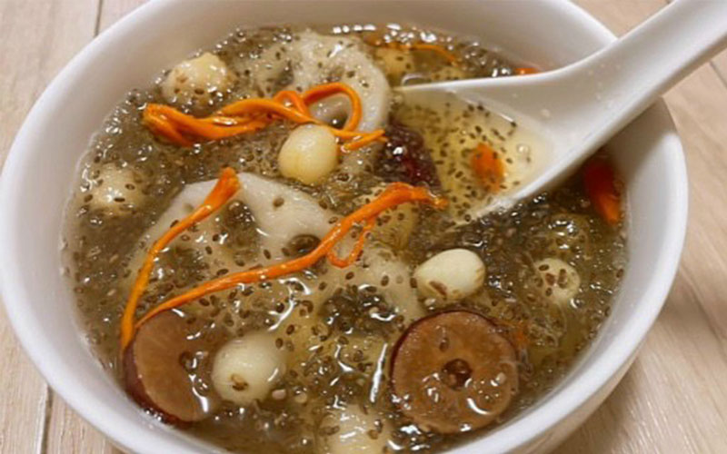 đông trùng hạ thảo viện thảo dược chưng yến